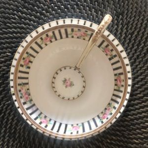 Vintage Noritake Nippon 3 Peice “Mayonnaise Bowl”